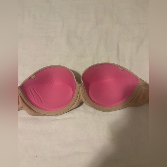victoria’s secret PINK WEAR EVERYWHERE WEAR EVERYWHERE STRAPLESS PUSH-UP BRA - Picture 4 of 4